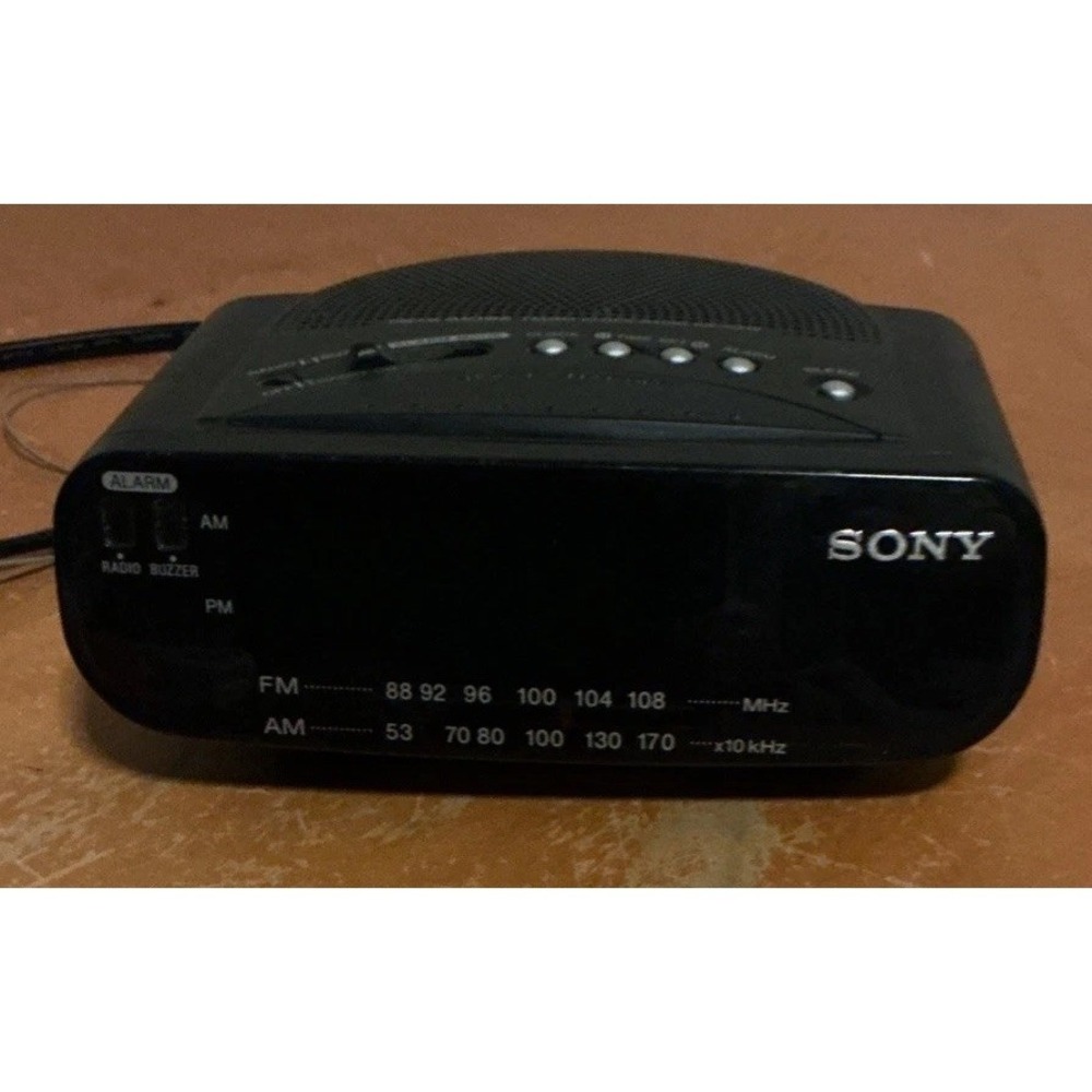 Sony ICF-C212 Dream Machine Digital Alarm Clock AM/FM Radio Tested Working‎
